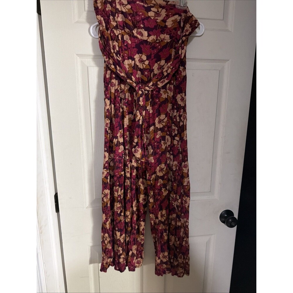 American Original Rewash Size L Wide-leg Pants/Cover-up Floral Print